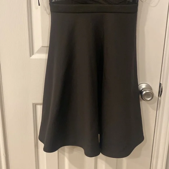 RESERVED Morgan and Company high neck fit and flare dress- 5 - Picture 6 of 14